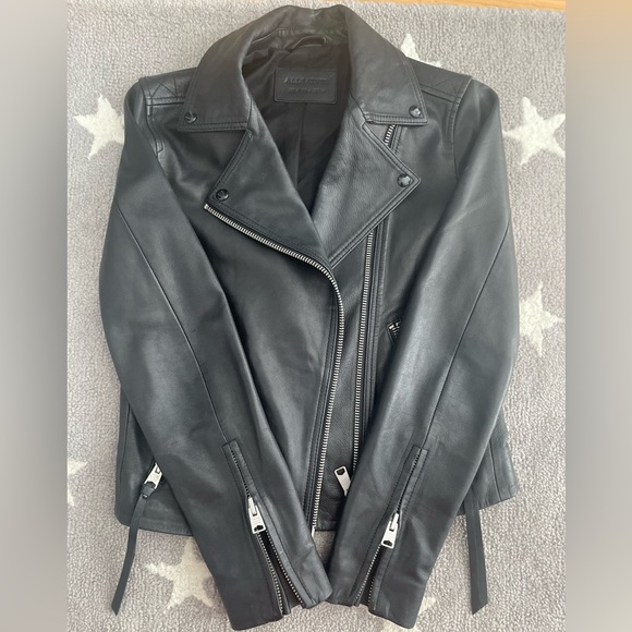 All Saints Leather Jacket - Picture 5 of 6